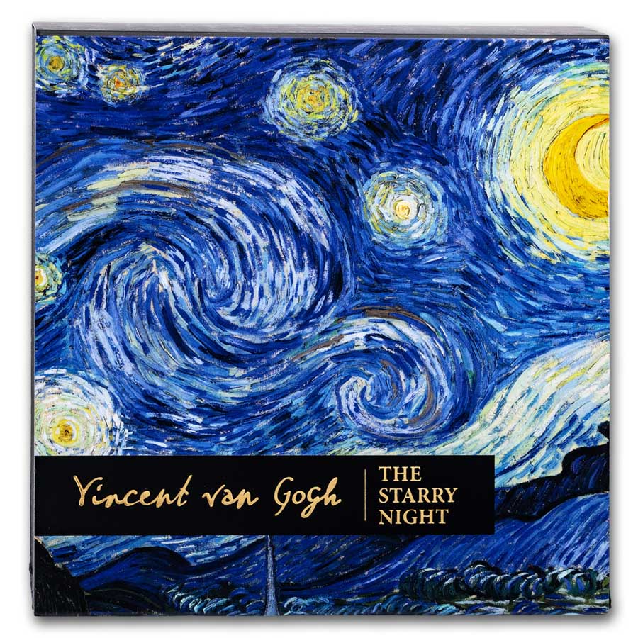 2023　ニウエ　ゴッホ銀貨 ver 自画像 プルーフ ニウエ 2023年 絵画の至宝 フィンセント・ファン・ゴッホ 『包帯